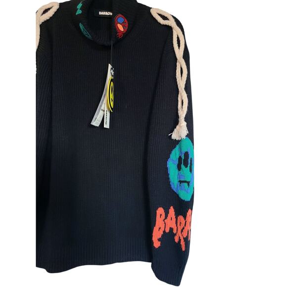 Barrow Logo-Embroidered Wool-Blend Jumper Sweater Unisex Size Small NWT - Picture 7 of 10